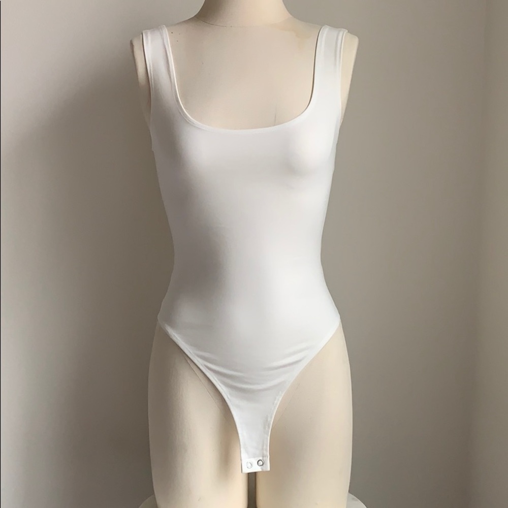 Basic White Bodysuit - Small